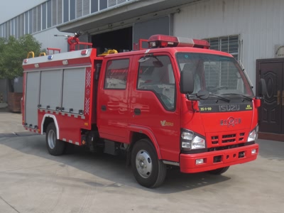 五十鈴2.5噸水罐消防車(chē)(慶鈴100P)